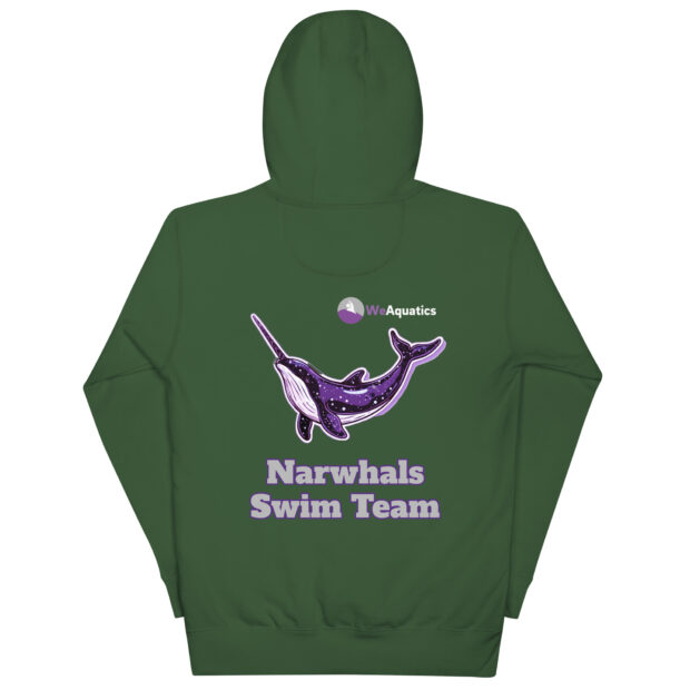 Fear the Horn! Narwhals Swim Team Hoodie - Image 12