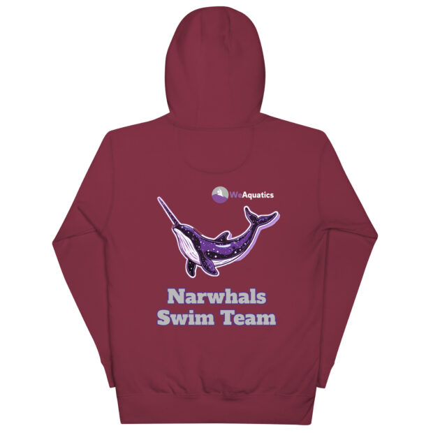 Fear the Horn! Narwhals Swim Team Hoodie - Image 6