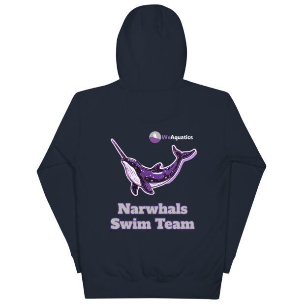 Fear the Horn! Narwhals Swim Team Hoodie - Image 4