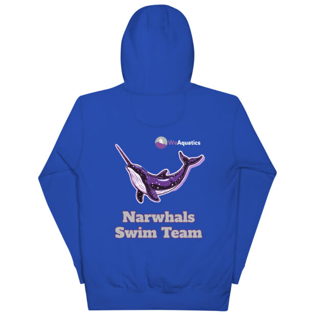 Fear the Horn! Narwhals Swim Team Hoodie - Image 8