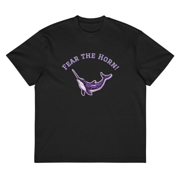 Fear the Horn! Men’s box tee - Image 4