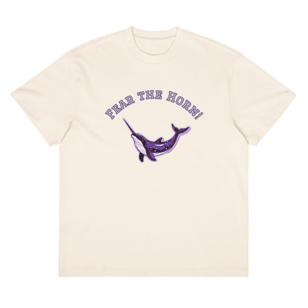 Fear the Horn! Men’s box tee - Image 3
