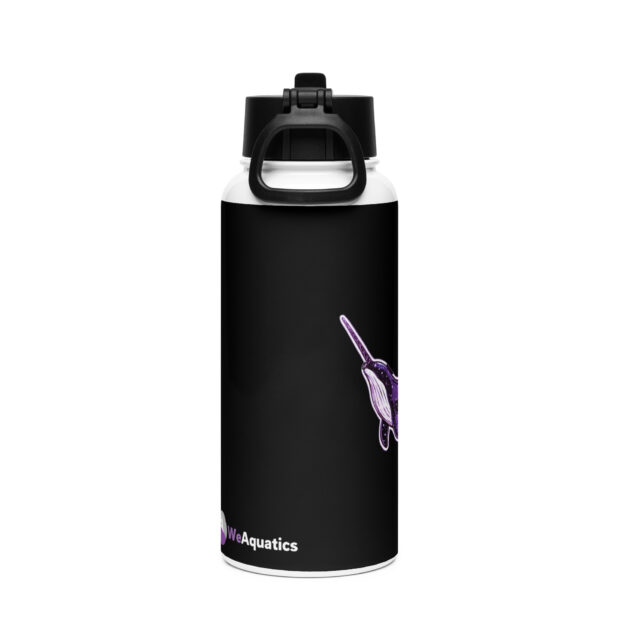 Fear The Horn! - Stainless Steel Water Bottle with Straw