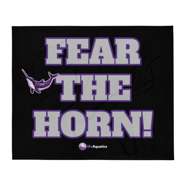 Fear the Horn! Throw Blanket