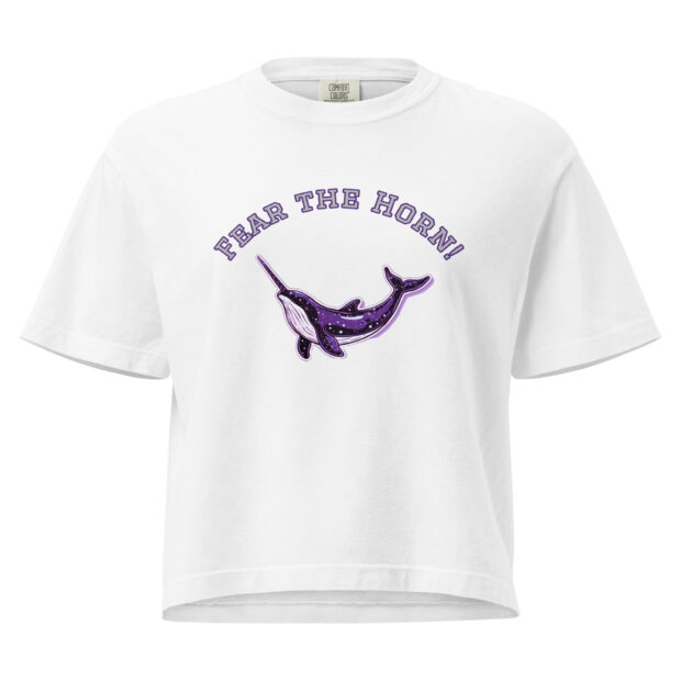 Fear the Horn! Women’s Box tee - Image 9