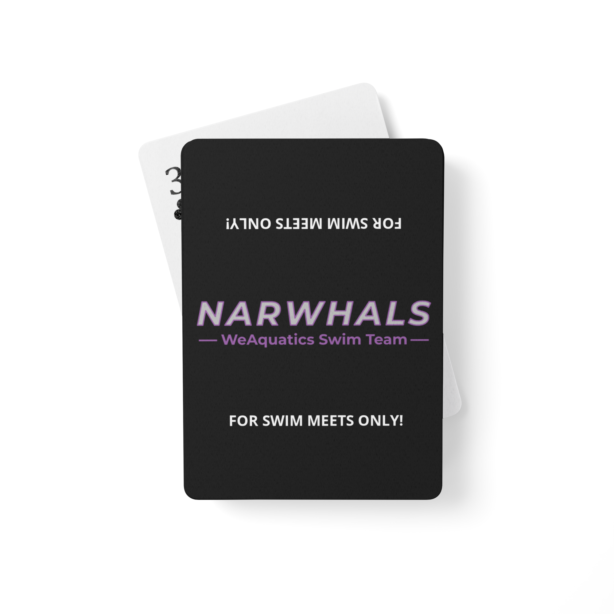 Narwhals Playing Cards (For Swim Meets Only!)