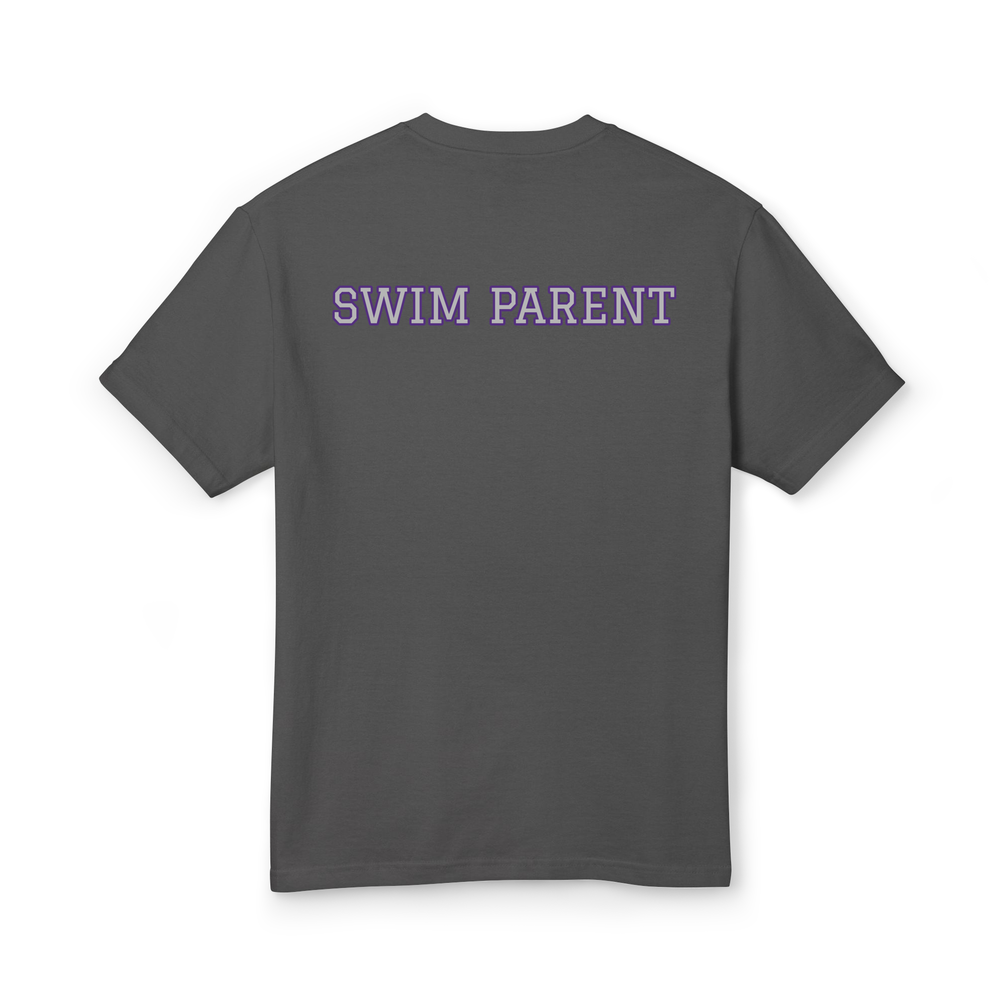 "Swim Parent" Heavyweight Cotton tee with no Jersey Number