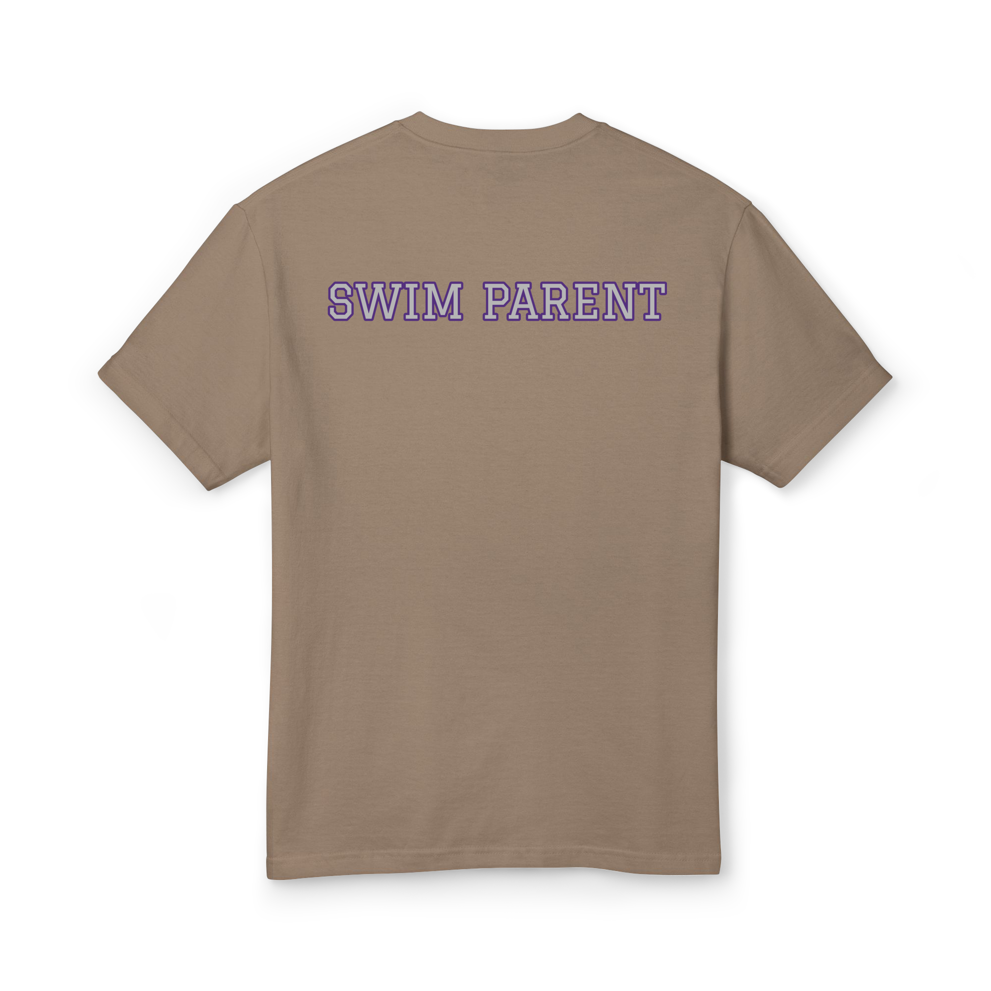 "Swim Parent" Heavyweight Cotton tee with no Jersey Number - Image 6