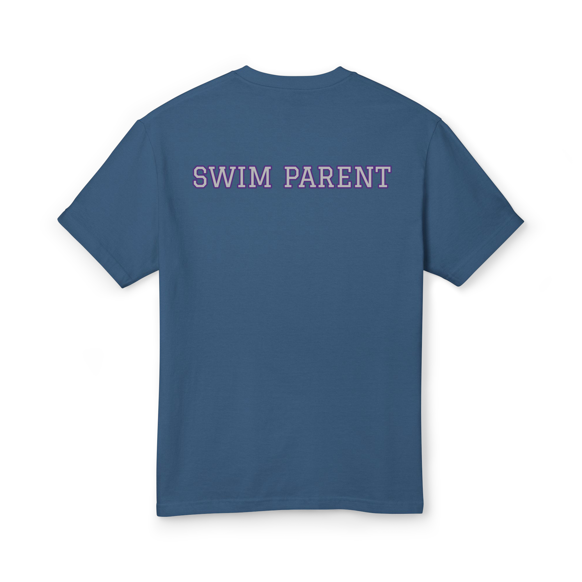 "Swim Parent" Heavyweight Cotton tee with no Jersey Number - Image 4